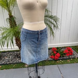 Jill Stuart Denim Jean Mini Skirt